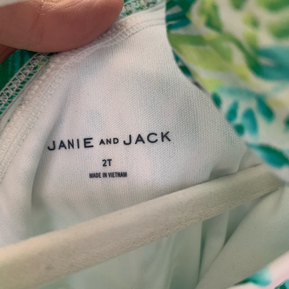 NWOT Janie and Jack Toddler Swim Suit - Picture 2 of 2